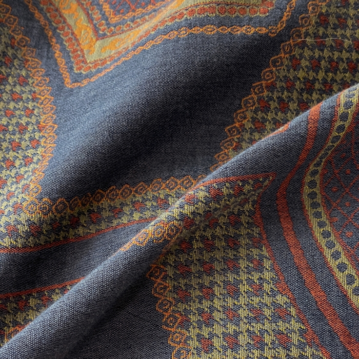 91家纺网 家纺一手货源 找家纺 睡棉坊 2024新款全棉色织提花双层纱复古单被套 典朴