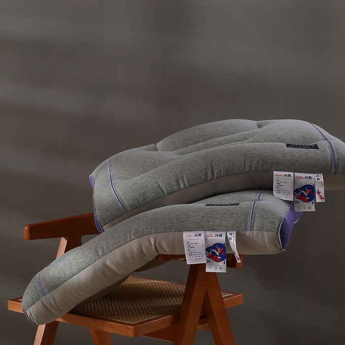 91家纺网 家纺一手货源 找家纺 （总）沃兰国际 全棉元气针织羽丝绒枕头舒适安睡定型枕芯