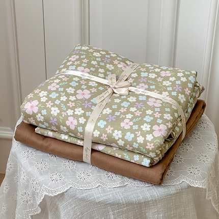 91家纺网 家纺一手货源 找家纺 （总）艾咪-Amy ntmy 2024新款A类全棉有氧双层纱四件套