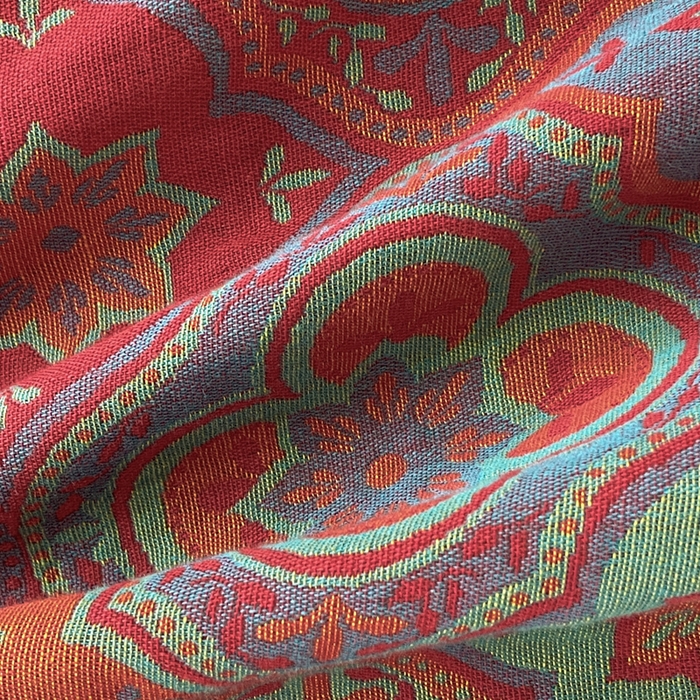 91家纺网 家纺一手货源 找家纺 睡棉坊 2024新款全棉色织提花双层纱复古单被套 百样