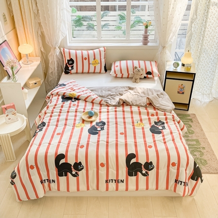 91家纺网 家纺一手货源 找家纺 （总）贝扬思 2025新款水洗邹邹纱夏被