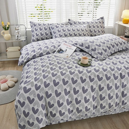 91家纺网 家纺一手货源 找家纺 （总）名优家纺 2024新款全棉13070韩版小清新系列床裙四件套 