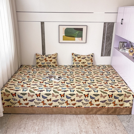 91家纺网 家纺一手货源 找家纺 手艺人沙发垫炕垫 2025新款雪尼尔炕盖榻榻米炕垫K606-K612 K606