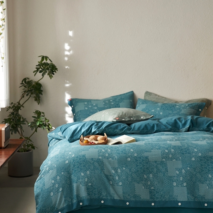 91家纺网 家纺一手货源 找家纺 安莱生活 2024年新品高端双层纱大提花工艺款缤纷花妍纽扣款 缤纷花妍纽扣款-乌兰