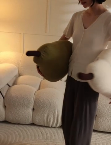 91家纺网 家纺一手货源 找家纺 （总）美茉家居 2024新款大鸭梨抱枕