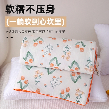 91家纺网 家纺一手货源 找家纺 （总）维洋 2025新款A类针织大豆被夏被被子