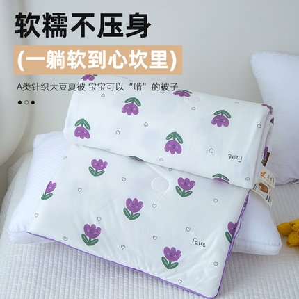 91家纺网 家纺一手货源 找家纺 （总）维洋 2025新款A类针织大豆被夏被被子