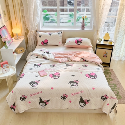 91家纺网 家纺一手货源 找家纺 （总）贝扬思 2025新款水洗邹邹纱夏被