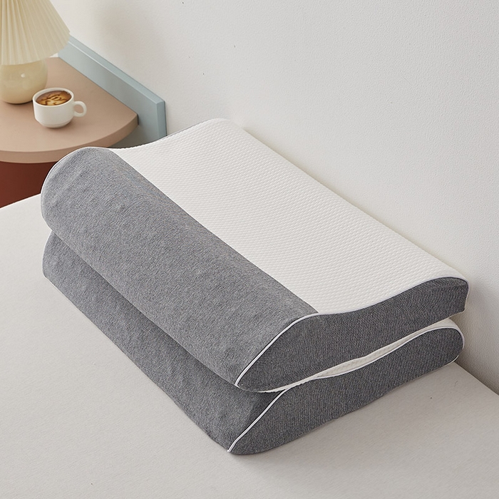 91家纺网 家纺一手货源 找家纺 （总）沃兰国际 新款针织牵引乳胶枕 40*60