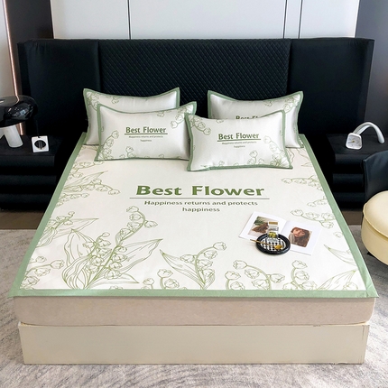 91家纺网 家纺一手货源 找家纺 （总）懒猫家纺 2024新款800D加厚冰藤凉席