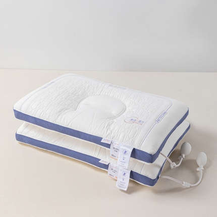 （总）麦肯锡 2024新款零压睡方舒缓蚕丝气囊枕枕芯产品图