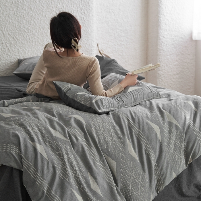 91家纺网 家纺一手货源 找家纺 安莱生活 2024年新品高端色织提花异域风情波西米亚基础款 波西米亚基础款-深灰