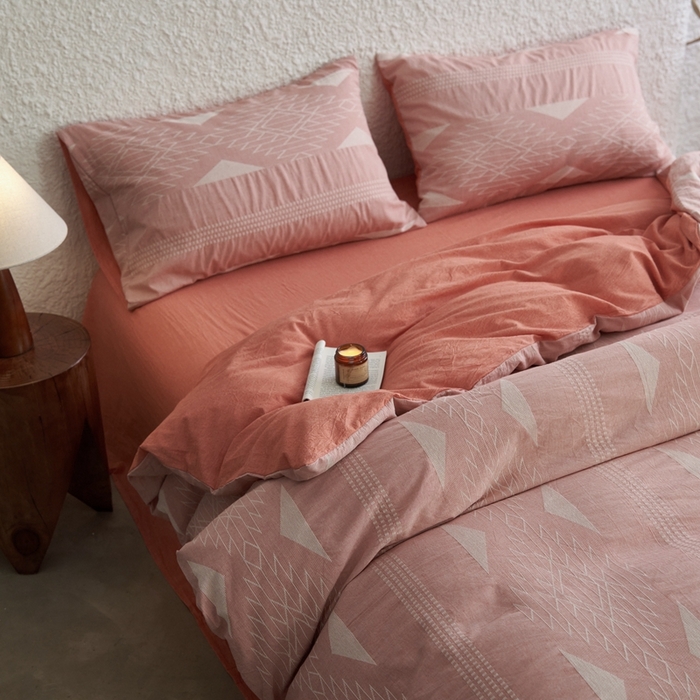 91家纺网 家纺一手货源 找家纺 安莱生活 2024年新品高端色织提花异域风情波西米亚基础款 波西米亚基础款-橘红