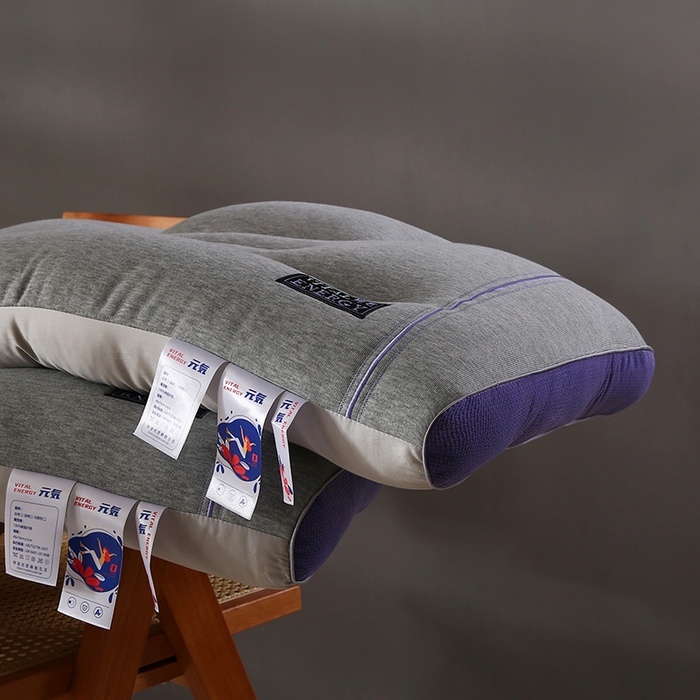 91家纺网 家纺一手货源 找家纺 （总）沃兰国际 全棉元气针织羽丝绒枕头舒适安睡定型枕芯