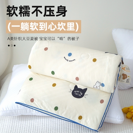 91家纺网 家纺一手货源 找家纺 （总）维洋 2025新款A类针织大豆被夏被被子