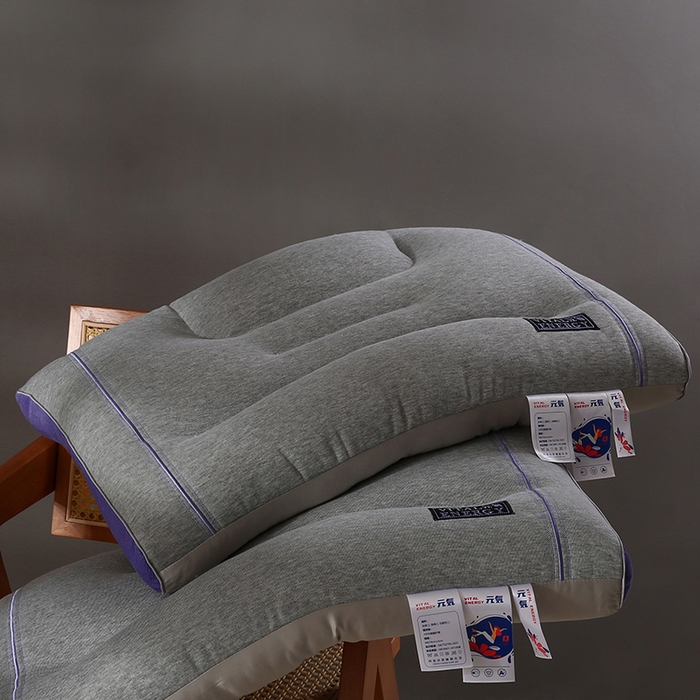 91家纺网 家纺一手货源 找家纺 （总）沃兰国际 全棉元气针织羽丝绒枕头舒适安睡定型枕芯