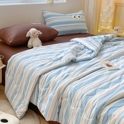 91家纺网 家纺一手货源 找家纺 （总）贝扬思 2025新款超柔110克云朵棉系列夏被四件套