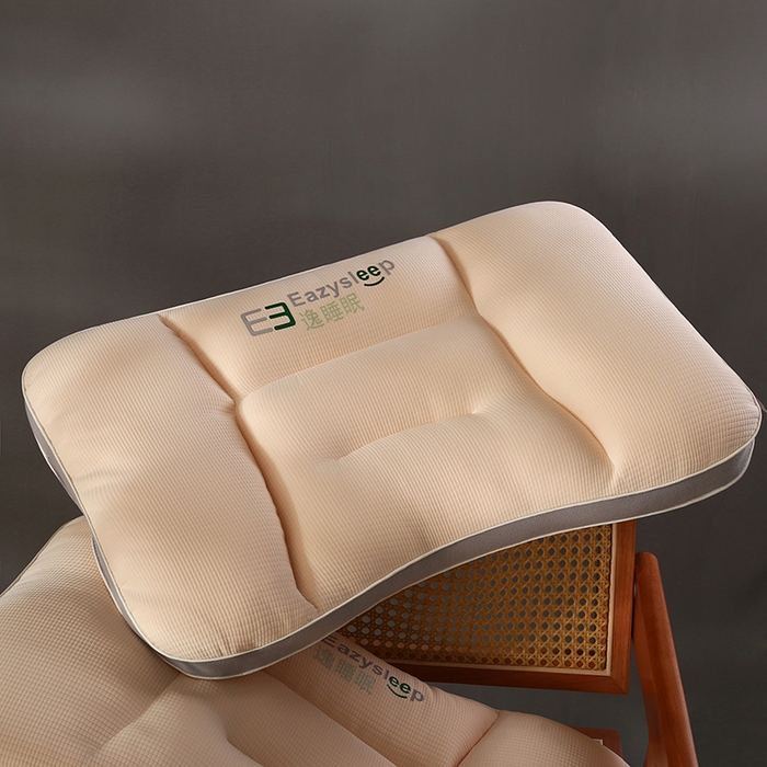 91家纺网 家纺一手货源 找家纺 （总）沃兰国际 逸睡眠针织羽丝绒枕头成人护颈单人枕芯定型枕