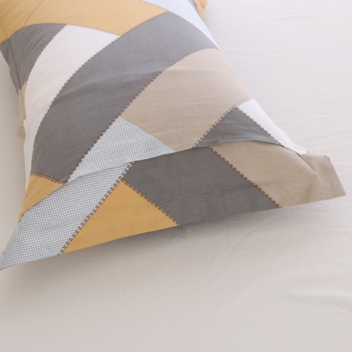 91家纺网 家纺一手货源 找家纺 凯森家纺 2024新款13372全棉枕套单人枕头套枕芯套儿童枕套 索格-咖