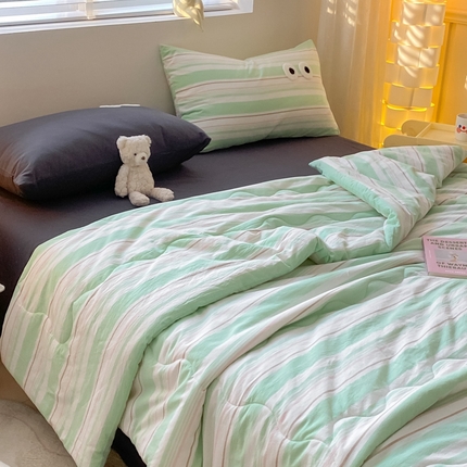 91家纺网 家纺一手货源 找家纺 （总）贝扬思 2025新款超柔110克云朵棉系列夏被四件套