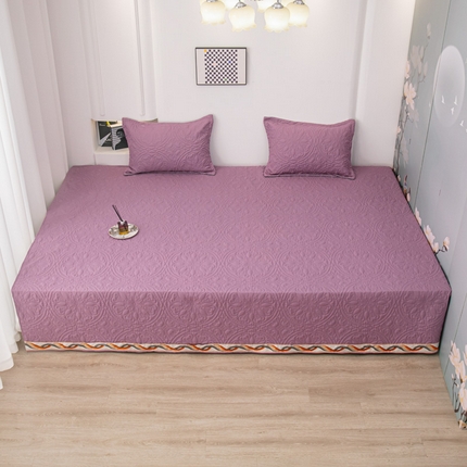 手艺人沙发垫炕垫 2024新款防水化纤炕盖 SK紫色-07