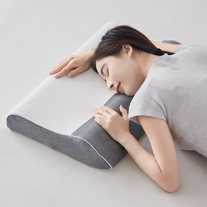 91家纺网 家纺一手货源 找家纺 （总）沃兰国际 新款针织牵引乳胶枕 40*60