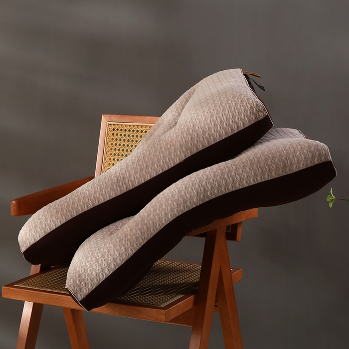 91家纺网 家纺一手货源 找家纺 （总）沃兰国际 竹芯针织羽丝绒枕头成人护颈单人枕芯SPA枕