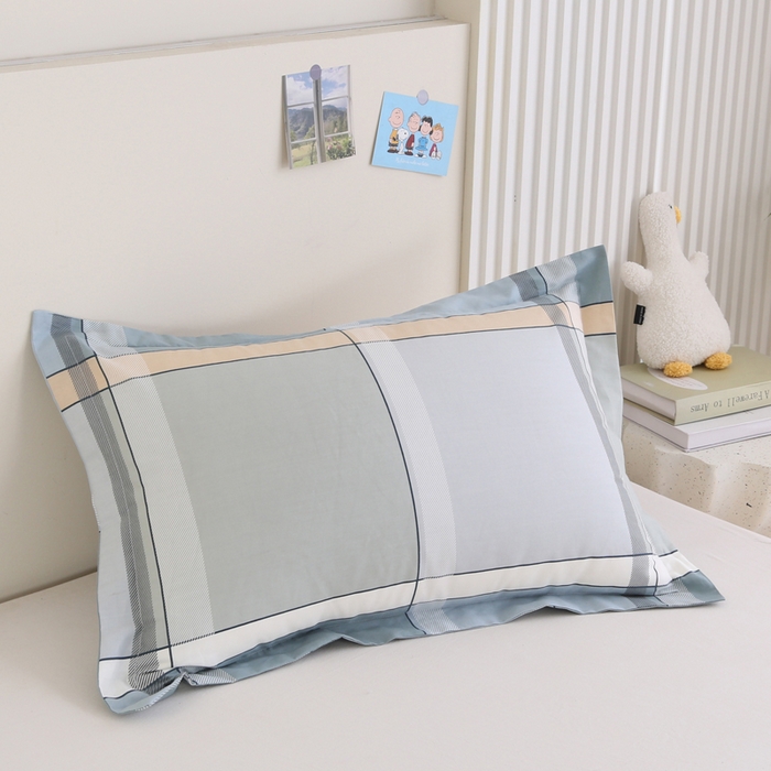 91家纺网 家纺一手货源 找家纺 凯森家纺 2024新款13372全棉枕套单人枕头套枕芯套儿童枕套 格兰特