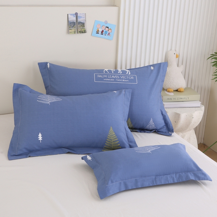 91家纺网 家纺一手货源 找家纺 凯森家纺 2024新款13372全棉枕套单人枕头套枕芯套儿童枕套 一鹿繁程