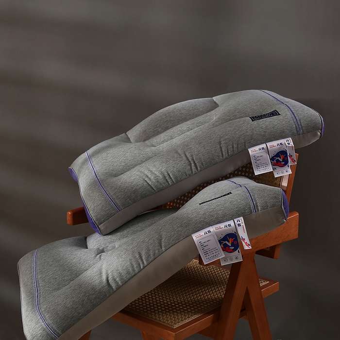 91家纺网 家纺一手货源 找家纺 （总）沃兰国际 全棉元气针织羽丝绒枕头舒适安睡定型枕芯