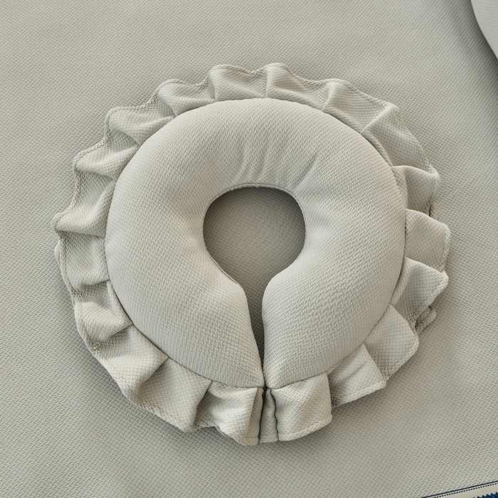 91家纺网 家纺一手货源 找家纺 莉人坊 2024款清雅裙摆米啦棉床罩 比利时灰