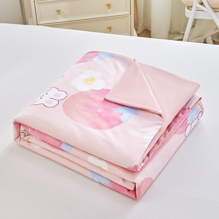 元元被芯 2024新款全棉小清新夏被四件套-单夏被 哈尼-粉