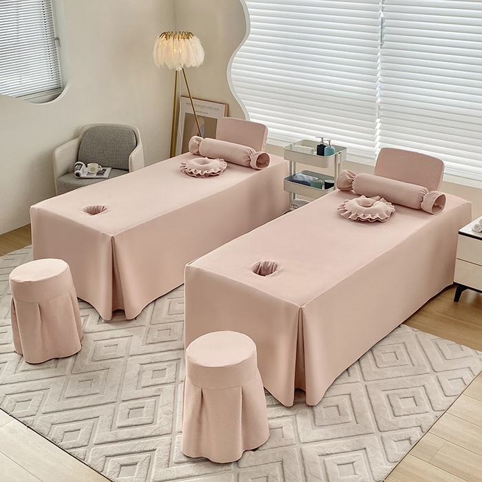 91家纺网 家纺一手货源 找家纺 莉人坊 2024新款米啦棉床罩 雅韵藕粉