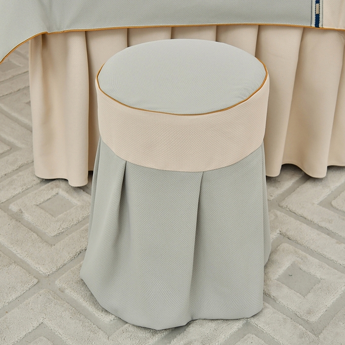 91家纺网 家纺一手货源 找家纺 莉人坊 2024款清雅裙摆米啦棉床罩 比利时灰