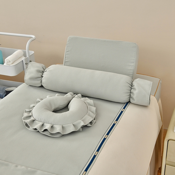 91家纺网 家纺一手货源 找家纺 莉人坊 2024款清雅裙摆米啦棉床罩 比利时灰