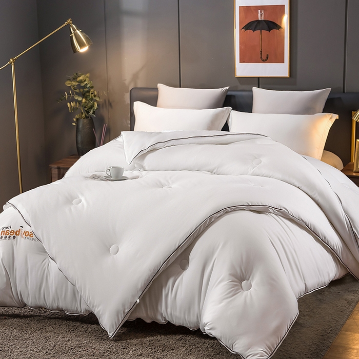 91家纺网 家纺一手货源 找家纺 （总）金帛坊 2024新款磨毛大豆双胎子母被子被芯