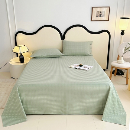 91家纺网 家纺一手货源 找家纺 （总）首爱家纺 2025新款全棉色织提花老粗布凉席三件套