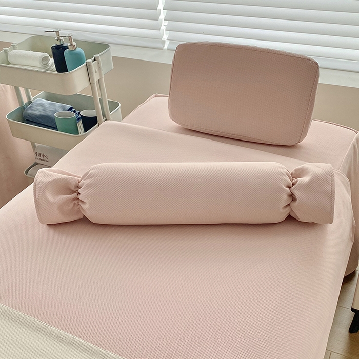 91家纺网 家纺一手货源 找家纺 莉人坊 2024新款米啦棉床罩 雅韵藕粉