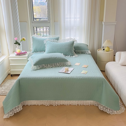 91家纺网 家纺一手货源 找家纺 （总）宜凡家纺 2024新款双面全棉印花系列床盖三件套