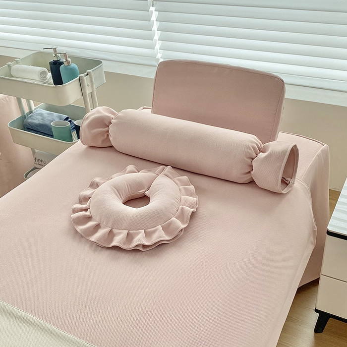 91家纺网 家纺一手货源 找家纺 莉人坊 2024新款米啦棉床罩 雅韵藕粉