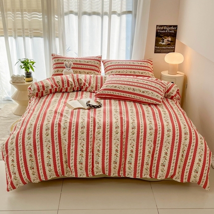 HL原创 2024新款13070全棉40s单被套 花绯兔