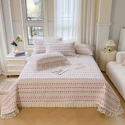 91家纺网 家纺一手货源 找家纺 （总）宜凡家纺 2024新款双面全棉印花系列床盖三件套