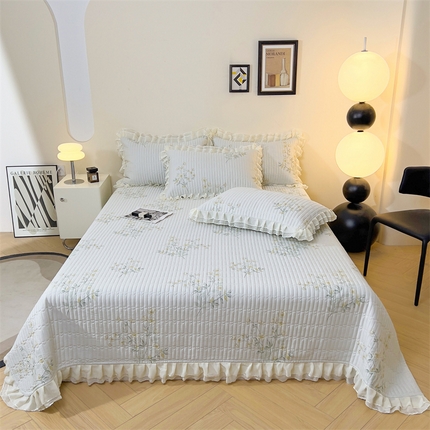 宜凡家纺 2024新款莫代尔印花床盖三件套（两面可用） 梦境森林