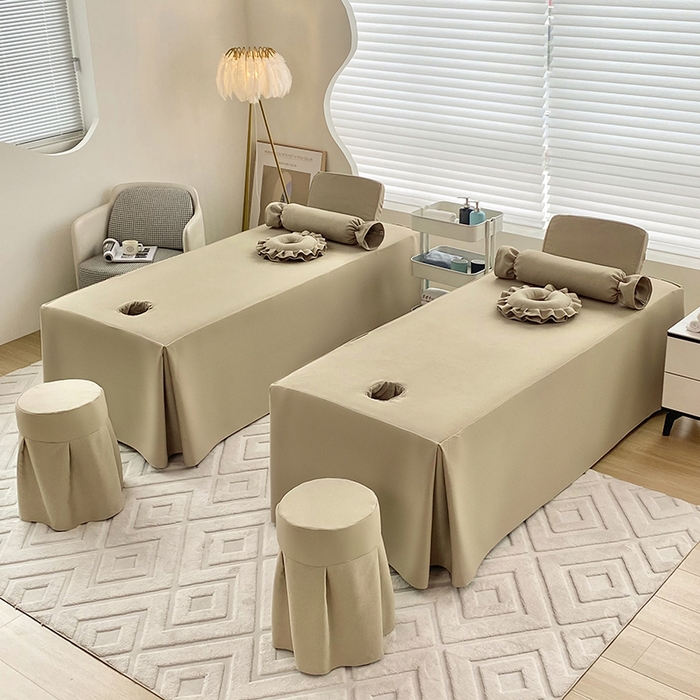 91家纺网 家纺一手货源 找家纺 莉人坊 2024新款米啦棉床罩 雅韵卡其