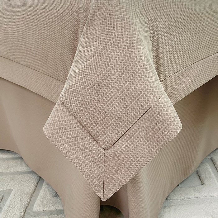 91家纺网 家纺一手货源 找家纺 莉人坊 2024新款米啦棉床罩 雅韵奶咖