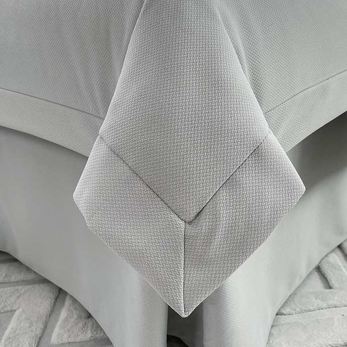 91家纺网 家纺一手货源 找家纺 莉人坊 2024新款米啦棉床罩 雅韵银灰