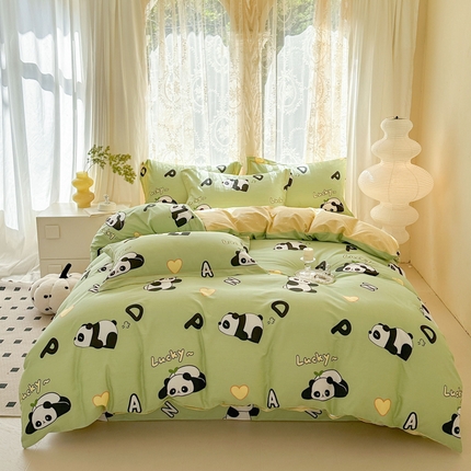 91家纺网 家纺一手货源 找家纺 （总）金帛坊 2024新款全棉12868吊边一字绣工艺款四件套