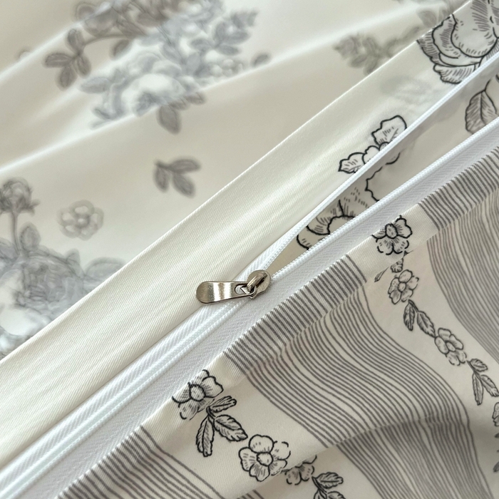 91家纺网 家纺一手货源 找家纺 HL原创 2024新款13070全棉40s单被套 法式庄园