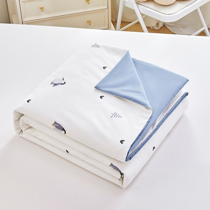 元元被芯 2024新款全棉小清新夏被四件套-单夏被 嗨皮-米