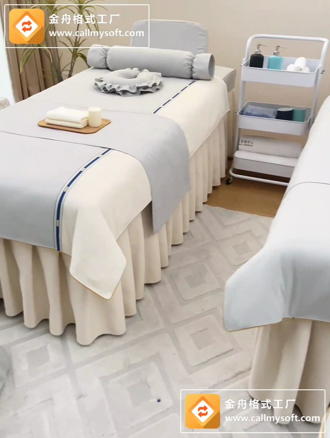 91家纺网 家纺一手货源 找家纺 莉人坊 2024款清雅裙摆米啦棉床罩 比利时灰